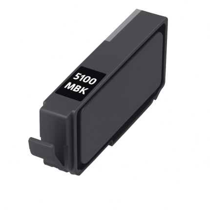 Canon PFI5100 Negro Mate Cartucho de Tinta Pigmentada Generico - Reemplaza PFI5100MBK/6951C001