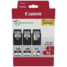 Canon PG-540L/CL-541XL Multipack de 3 Cartuchos de Tinta Originales - 5224B017