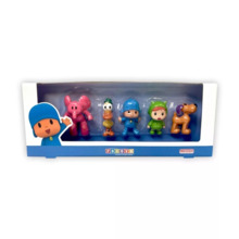 Comansi Set Pocoyo ColecciÃ³n OriginalÂ - 5 Figuras - Personajes TelevisiÃ³n - Pocoyo, Nina, Elly, Pato y Lola - Juguete Educati