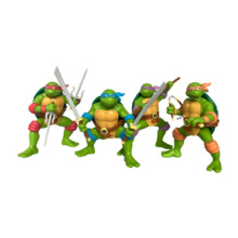 Comansi Set TMNT Tortugas Ninja 4 FigurasÂ - Estilo CÃ³mic RetroÂ - Coleccionable Â - Michelangelo, Donatello, Raphael, Leonardo