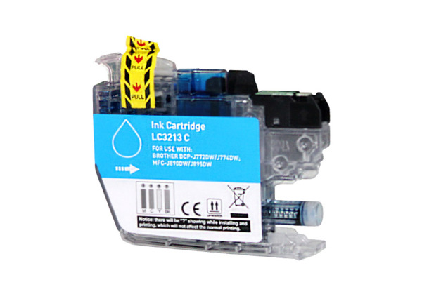 Compatible Brother LC3213/LC3211 Cyan Cartucho de Tinta - Reemplaza LC3213C/LC3211C