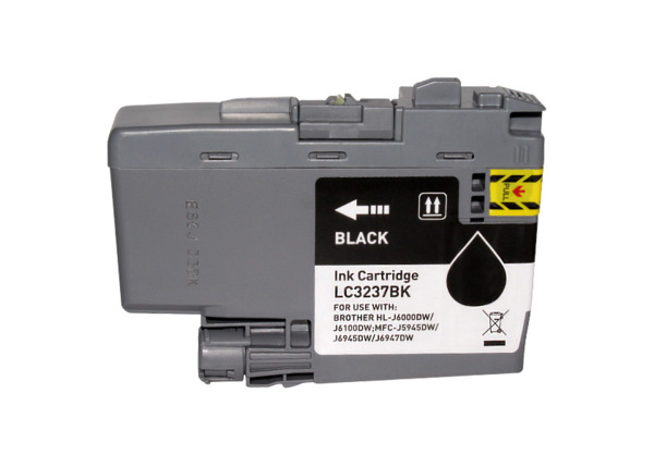 Compatible Brother LC3237 Negro Cartucho de Tinta Pigmentada - Reemplaza LC3237BK