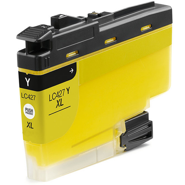 Compatible Brother LC427XL Amarillo Cartucho de Tinta Pigmentada - Reemplaza LC427XLY