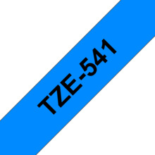 Compatible Brother TZe541 Cinta Laminada Generica de Etiquetas - Texto negro sobre fondo azul - Ancho 18mm x 8 metros