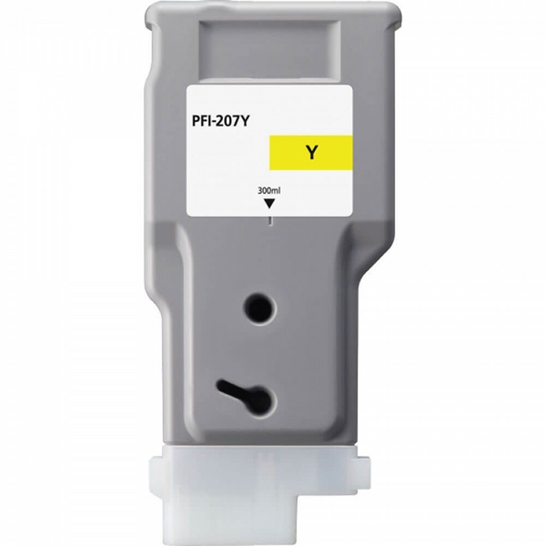 Compatible Canon PFI207 Amarillo Cartucho de Tinta - Reemplaza PFI207Y/8792B001