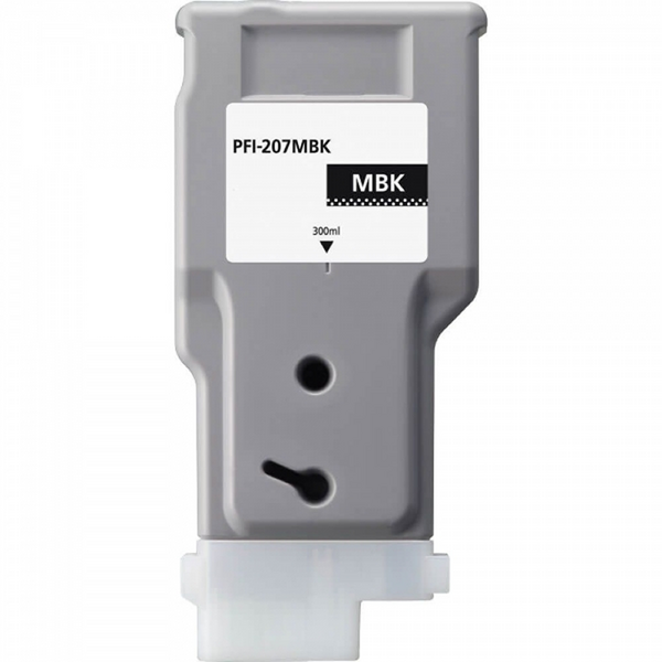 Compatible Canon PFI207 Negro Mate Cartucho de Tinta Pigmentada - Reemplaza PFI207MBK/8788B001