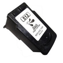 Compatible Canon PG512/PG510 Negro Cartucho de Tinta - Muestra Nivel de Tinta - Reemplaza 2969B001/2970B001