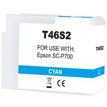 Compatible Epson T46S2 Cyan Cartucho de Tinta Pigmentada - Reemplaza C13T46S200