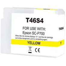 Compatible Epson T46S4 Amarillo Cartucho de Tinta Pigmentada - Reemplaza C13T46S400