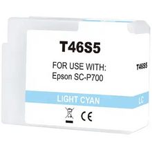 Compatible Epson T46S5 Cyan Light Cartucho de Tinta Pigmentada - Reemplaza C13T46S500