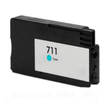 Compatible HP 711 Cyan Cartucho de Tinta - Reemplaza CZ130A