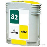 Compatible HP 82 Amarillo Cartucho de Tinta - Reemplaza C4913A