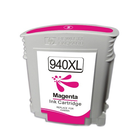 Compatible HP 940XL Magenta Cartucho de Tinta - Reemplaza C4908AE