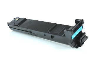 Compatible Konica Minolta Bizhub C20P/C20 Cyan Cartucho de Toner - Reemplaza A0DK453/TN318C