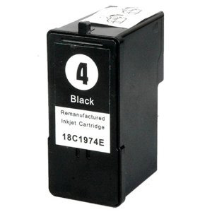 Compatible Lexmark 4 Negro Cartucho de Tinta - Reemplaza 18C1974E