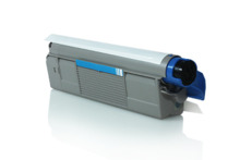 Compatible OKI C610 Cyan Cartucho de Toner - Reemplaza 44315307