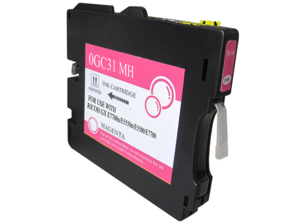 Compatible Ricoh GC31M Magenta Cartucho de Tinta Pigmentada - Reemplaza 405690/405703