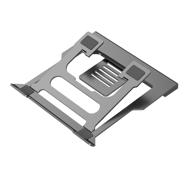 Coolbox ATRILDOCK Soporte para Portatil hasta 17" - 3x USB 3.0, HDMI, RJ45, USB-C PD - Aluminio - Plegable - Gomas Antideslizant