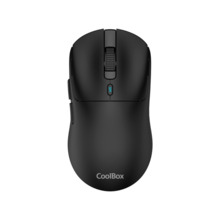 Coolbox W03 Raton Gaming Inalambrico 10000dpi - 7 Botones - Sensor Pixart 3325 - Color Negro