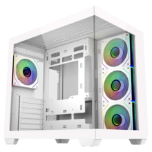 Cooler Master Elite 681 Caja Semitorre ATX/MicroATX/Mini-ITX - 4 Ventiladores 120mm RGB - Vista Panoramica - Doble Camara - Audi