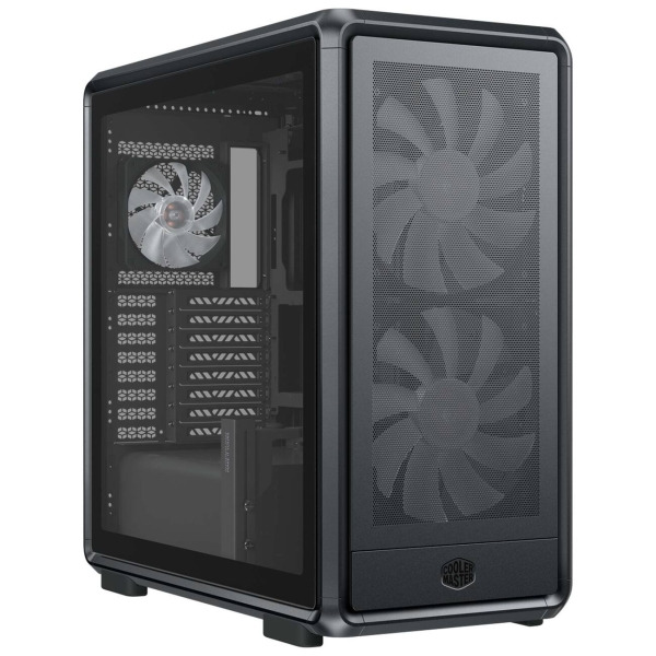 Cooler Master Masterframe 600 Caja Torre E-ATX - 2 Ventiladores 200mm RGB Frontales - 1 Ventilador 120mm RGB Trasero - Ventana L