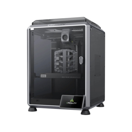Creality K1C Impresora 3D Cerrada - Volumen 22x22x25cm - CoreXY, 12X Super Rapido - Camara IA Observadora - Purificacion Duradera y Modo Silencioso - Soporta Filamentos de Fibra de Carbono