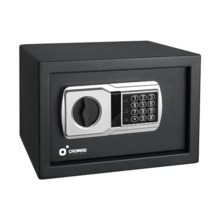 Cromad Caja Fuerte Electronica - Alto Nivel de Seguridad - De 3 a 8 Digitos - Bisagras Ocultas - Incluye Llave de Emergencia - 2