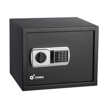 Cromad Caja Fuerte Electronica - Alto Nivel de Seguridad - De 3 a 8 Digitos - Bisagras Ocultas - Incluye Llave de Emergencia - 3