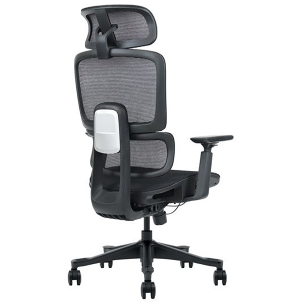 Cromad Senior SE1400 Silla de Oficina - Altura Ajustable con Elevador de Gas de Grado 4 - Reposacabezas y Respaldo Regulables - (3)