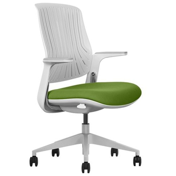 Cromad Senior SE1800 Silla de Oficina - Altura Ajustable con Elevador de Gas de Grado 4 - Respaldo de Material Antibacteriano El (4)