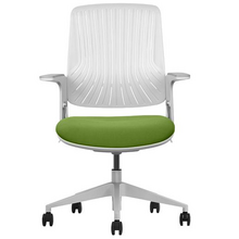 Cromad Senior SE1800 Silla de Oficina - Altura Ajustable con Elevador de Gas de Grado 4 - Respaldo de Material Antibacteriano El