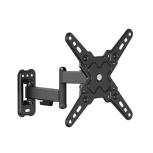 Cromad Soporte de Pared con Brazo Articulado para TV de 13"-43" - Giratorio, Inclinable y Doble Extension - Peso Max 20Kg - VESA
