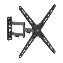 Cromad Soporte de Pared con Brazo Articulado para TV de 13"-55" - Giratorio, Inclinable y Doble Extension - Peso Max 25Kg - VESA