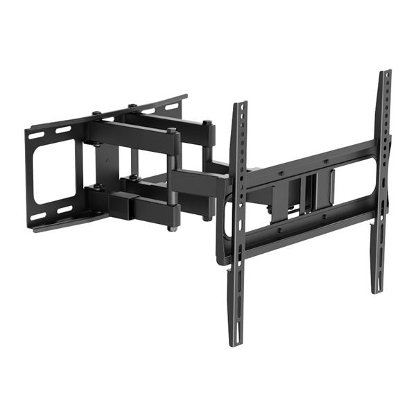 Cromad Soporte de Pared con Doble Brazo Articulado para TV de 32"-75" - Giratorio, Inclinable y Extensible - Peso Max 60Kg - VES
