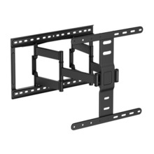 Cromad Soporte de Pared con Doble Brazo Articulado para TV de 37"-75" - Giratorio, Inclinable y Extensible - Peso Max 60Kg - VES