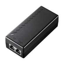 Cudy Inyector Gigabit PoE+/PoE - Potencia hasta 30W - 2 Puertos - Datos y Alimentacion por El Mismo Cable hasta 100m - Carcasa d