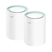 Cudy M1300 Pack de 2 Sistemas WiFi Mesh AC1200 Dual Band - 867Mbps en 5GHz, 300Mbps en 2,4GHz - 1x Puerto LAN 1000/100/10Mbps, 1