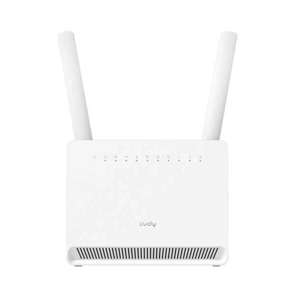 Cudy Router WiFi 4G LTE Cat 12 Gigabit AX3000 - Velocidad hasta 1000Mbps - 4 Puertos - 1 Ranura Nano SIM - Cat 12 - Color Blanco