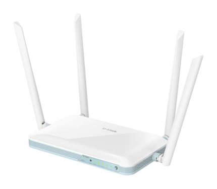D-Link Eagle Pro AI N300 WiFi Smart Router - Hasta 300Mbps - 4 Puertos LAN 10/100Mbps y 1 Puerto WAN 10/100Mbps - 4 Antenas Externas
