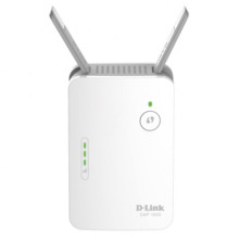 D-Link Repetidor WiFi AC1200 Doble Banda - Velocidad hasta 1000Mbps - Puerto RJ45 - 2 Antenas Externas - Boton WPS - Color Blanc