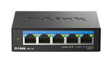 D-Link Switch 5 Puertos Multigigabit 2.5G No Gestionado - Switching 25 Gbps - Chasis Metalico