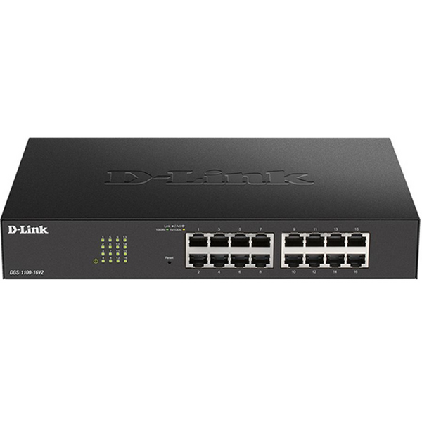 D-Link Switch Semigestionable 16 Puertos Gigabit 10/100/1000 Mbps