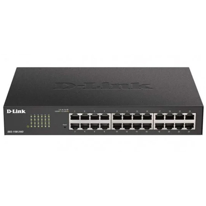 24-port 10/100/1000mbps Easysmart Switch Enhanced- 24-port 100basetx Auto-negotiating 10/100/1000mbps Switch- Fanless- 802.1q Vlan- 802.1p Qos- Igmp Snooping- Loopback Detection- Port Mirroring- Bandwidth Control- Storm Control- 802.3, 802.3u, 8