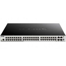 D-Link Switch Semigestionable 48 Puertos Gigabit PoE 370W + 4 Puertos Giga Combo