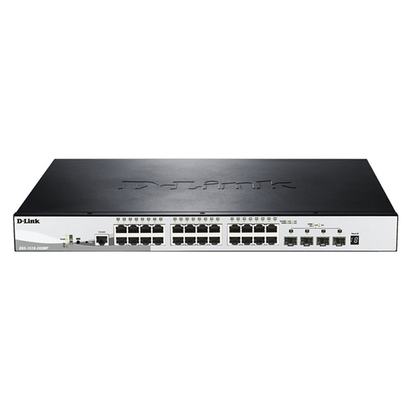 D-Link Switch Semigestionado 24 Puertos Gigabit PoE + 4 SFP+