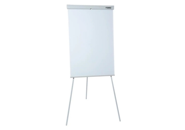 Dahle 96010 Pizarra Blanca Magnetica de Caballete con Sujecion de Bloc Universal - Regulacion de la Altura hasta 180cm - Bandeja