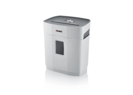 Dahle PaperSAFE 100 Destructora de Papel Manual Corte en Particulas P-4 - Destruye hasta 5 Hojas - Papelera de 12L - Apta para Papel y Tarjetas - Color Gris