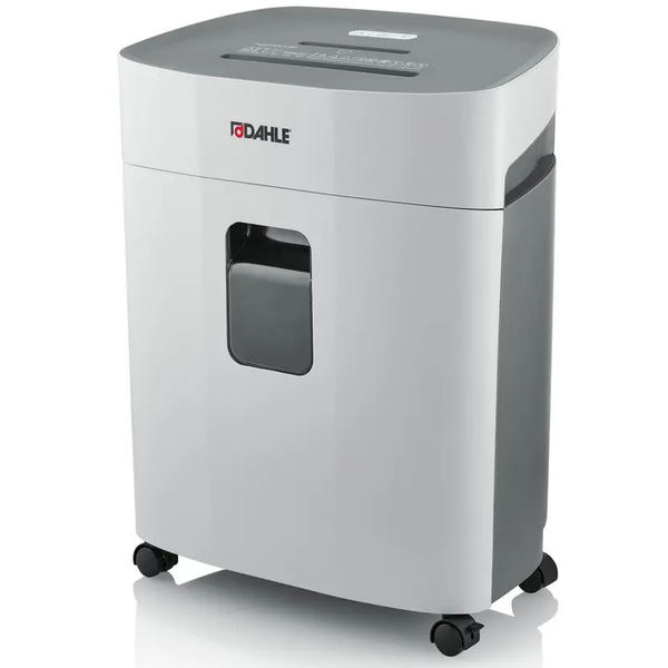 Dahle PaperSAFE 380 Destructora de Papel Manual 25L con Ruedas - Destruye hasta 15 Hojas - Corte en Particulas - Apta para Papel