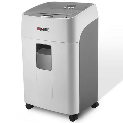 Dahle ShredMATIC 300 Destructora de Papel Automatica 40L con Ruedas - Destruye hasta 300 Hojas por Carga - Corte en Particulas - Apta para Papel y Tarjetas