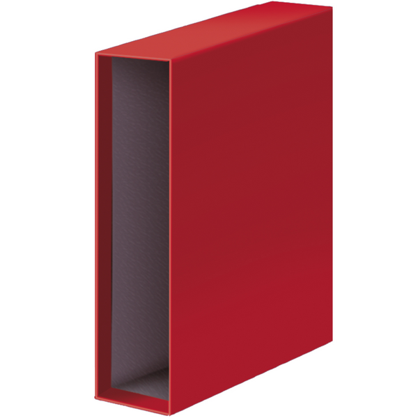 Dohe Archicolor Funda para Archivador de Palanca - Formato Folio - Carton Forrado - Color Rojo
